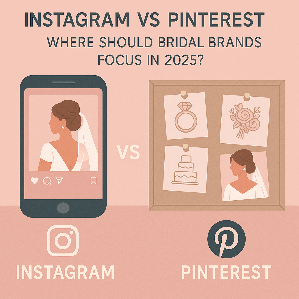 Instagram vs Pinterest for Bridal Brands